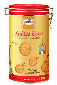 Bánh quy bơ St Michel Sables Coco Pháp 144g
