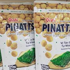 Snack Oishi nhân đậu phộng vị tảo biển tự nhiên 85g