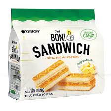 Bánh Orion C'est Bon sandwich gà quay xé sợi phômai 147g