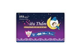 Băng vệ sinh kháng khuẩn UUCare Young Girl siêu thấm ban đêm 3M 36cm Singapore