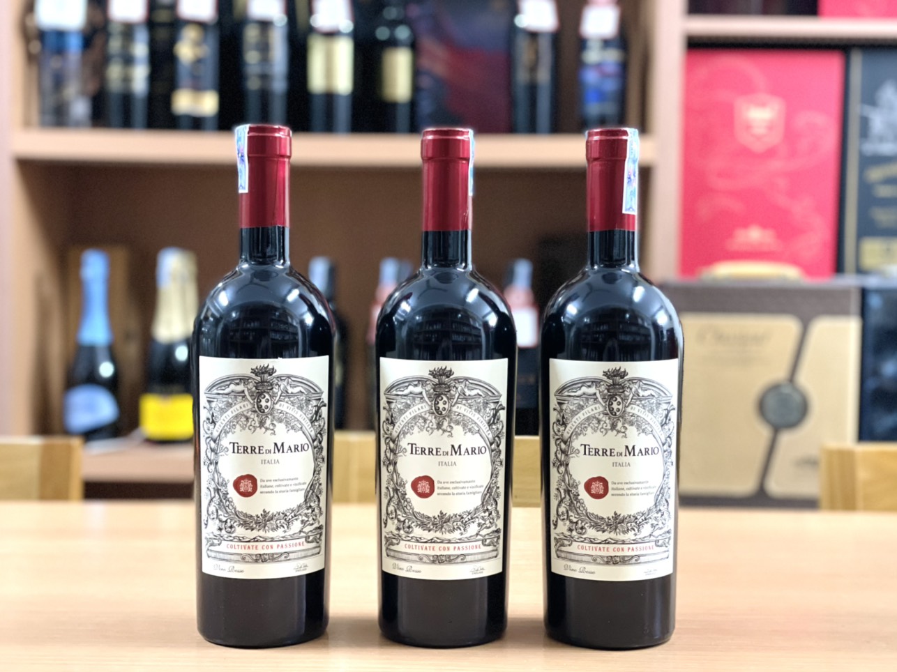 Rượu vang đỏ Ý Terre di Mario Italya 17%vol 750ml VD/1038