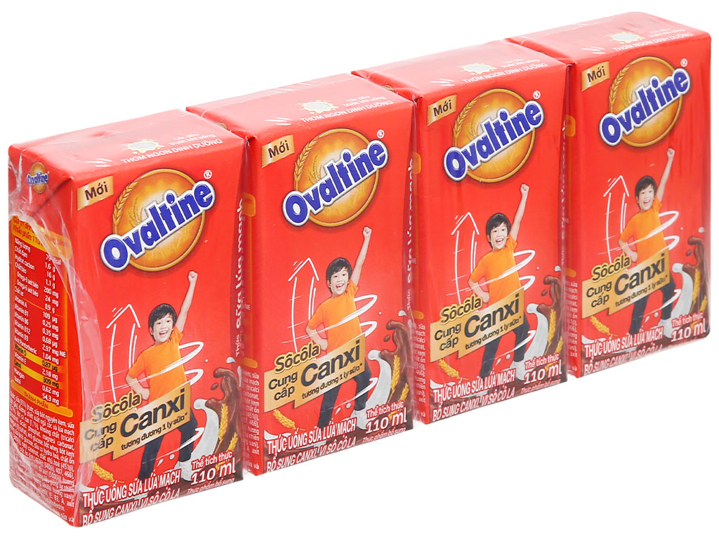 Sữa Ovaltine tươi 110ml*48 hộp ( mẫu mới)