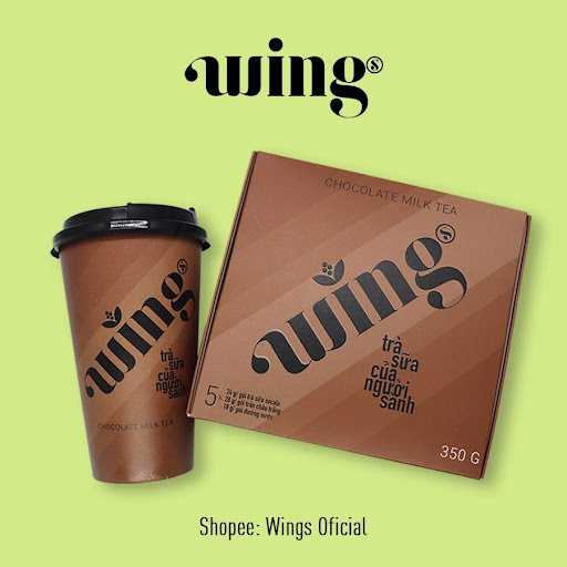 Trà sữa hòa tan Wing vị socola 36g