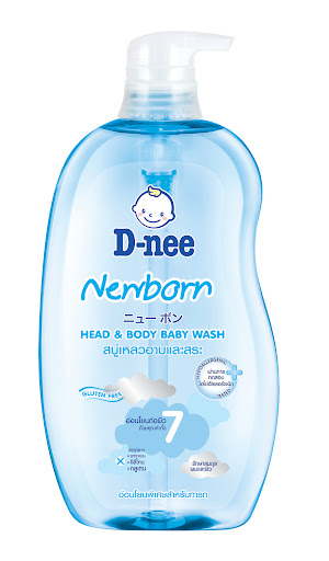 Sữa tắm gội toàn thân cho bé Dnee Organic chiết xuất yến mạch, nước biển sâu Thái Lan 800ml