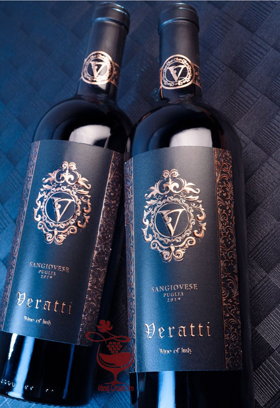 Rượu vang chát Veratti Puglia 14,5% Ý 750ml
