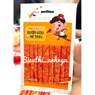 Snack hương vị sườn cừu xé tay Vfoods 60g