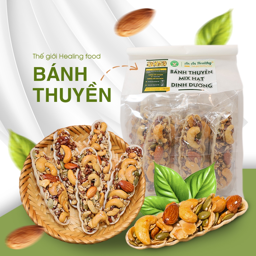 Bánh thuyền mix hạt Anfood 300g