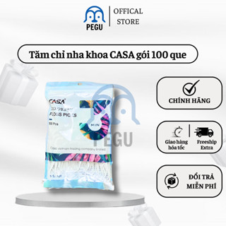Tăm chỉ nha khoa Casa gói 100 que