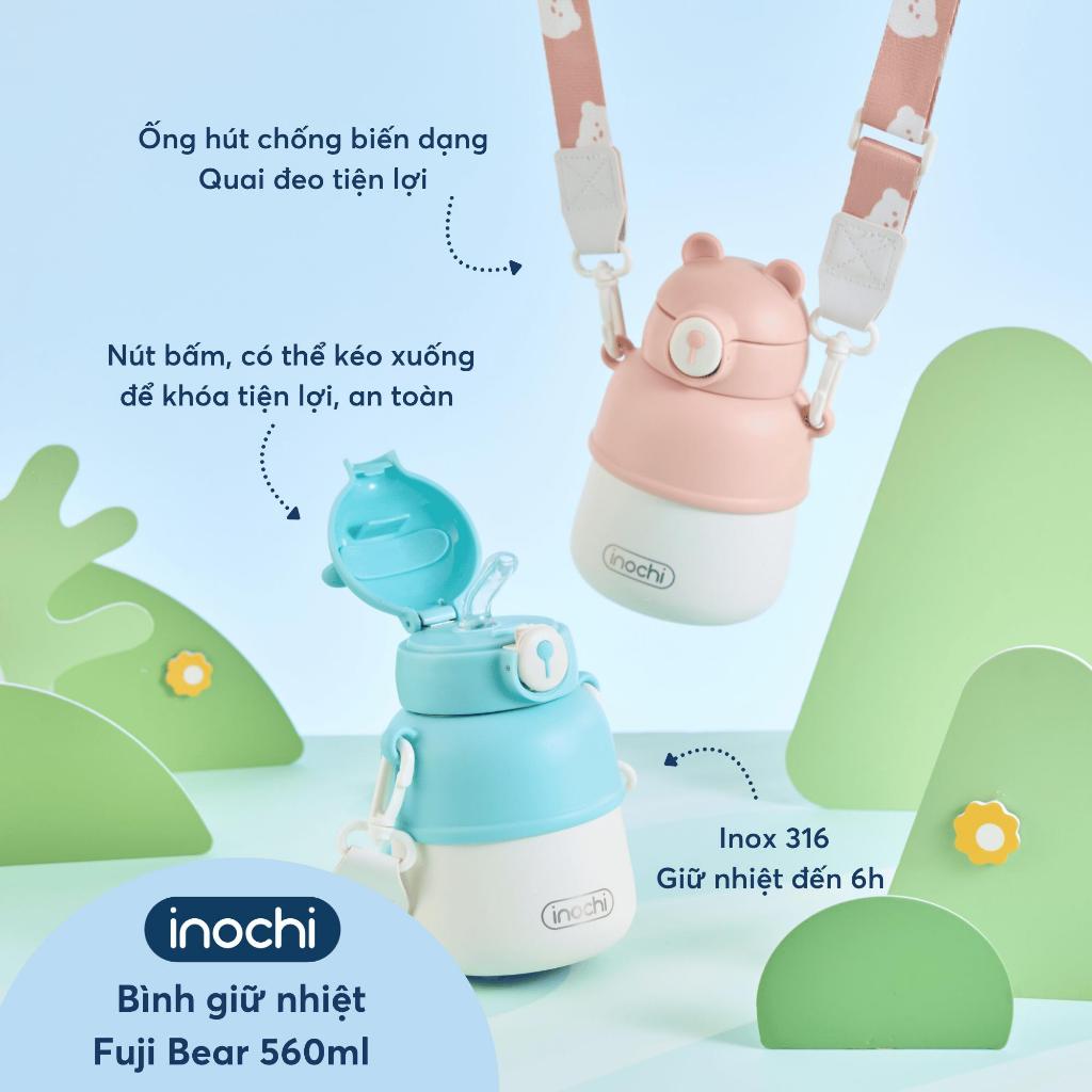 Bình giữ nhiệt Inochi Fuji Bear 560ml
