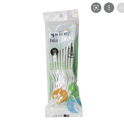 Set 10 dĩa nhựa dùng 1 lần Spriing
