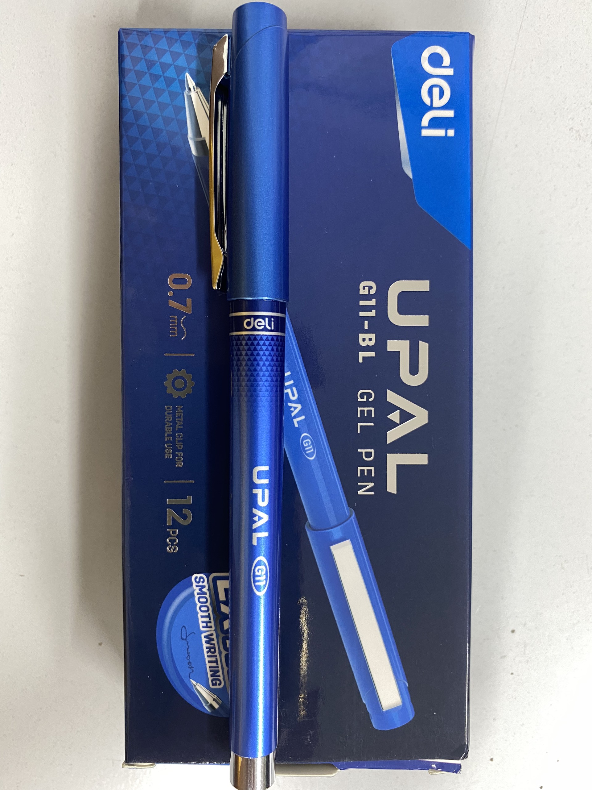 Bút Gel Deli 0.7mm màu xanh - EG11BL
