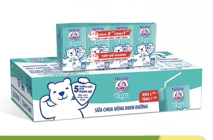 Sữa chua uống tổ yến Nestle YOGU 110ml