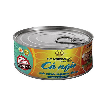 Cá ngừ xé nhỏ ngâm dầu Seaspimex 185g
