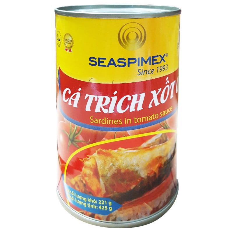 Cá trích xốt cà Seaspimex 425g