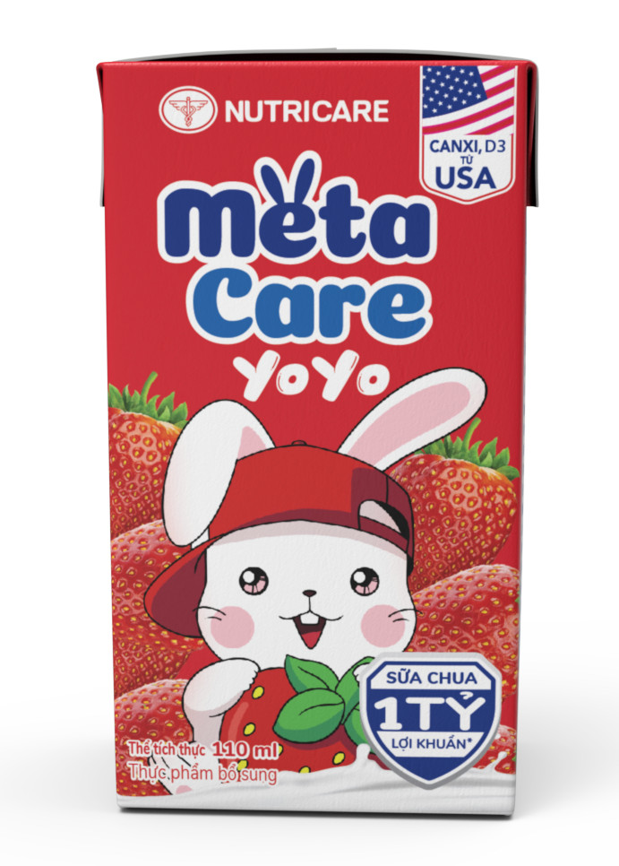 Sữa chua uống Metacare Yoyo vị dâu 110ml