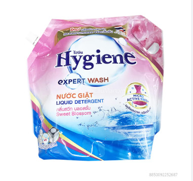 Nước giặt xả đậm đặc Hygiene Sweet Blossom hương nước hoa 1,8L Thái Lan