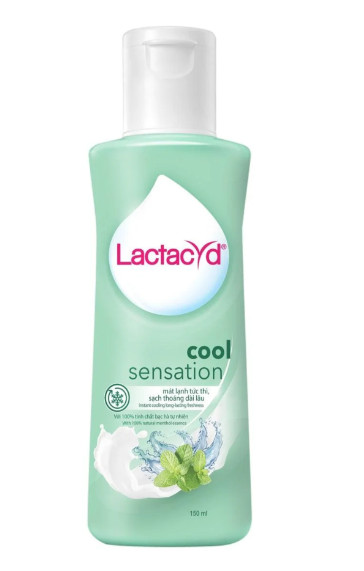 Dung dịch vệ sinh Lactacyd Cool Sensation bạc hà mát lạnh 150ml