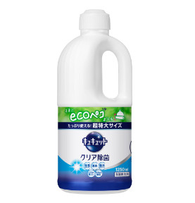 Nước rửa bát Kao Eco hương bạc hà 1250ml Nhật Bản