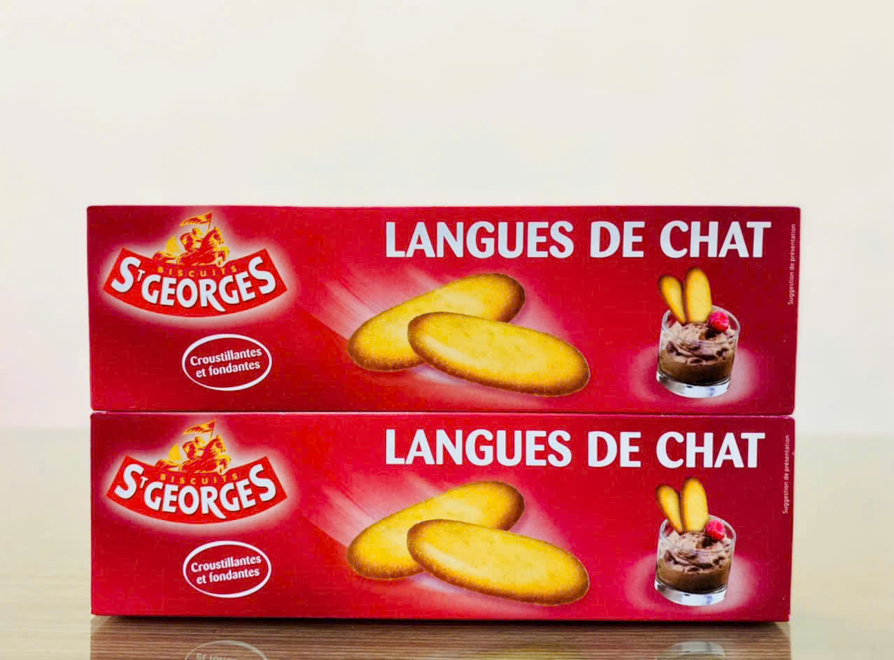 Bánh quy lưỡi mèo St Georges Langues De Chat 100g Pháp