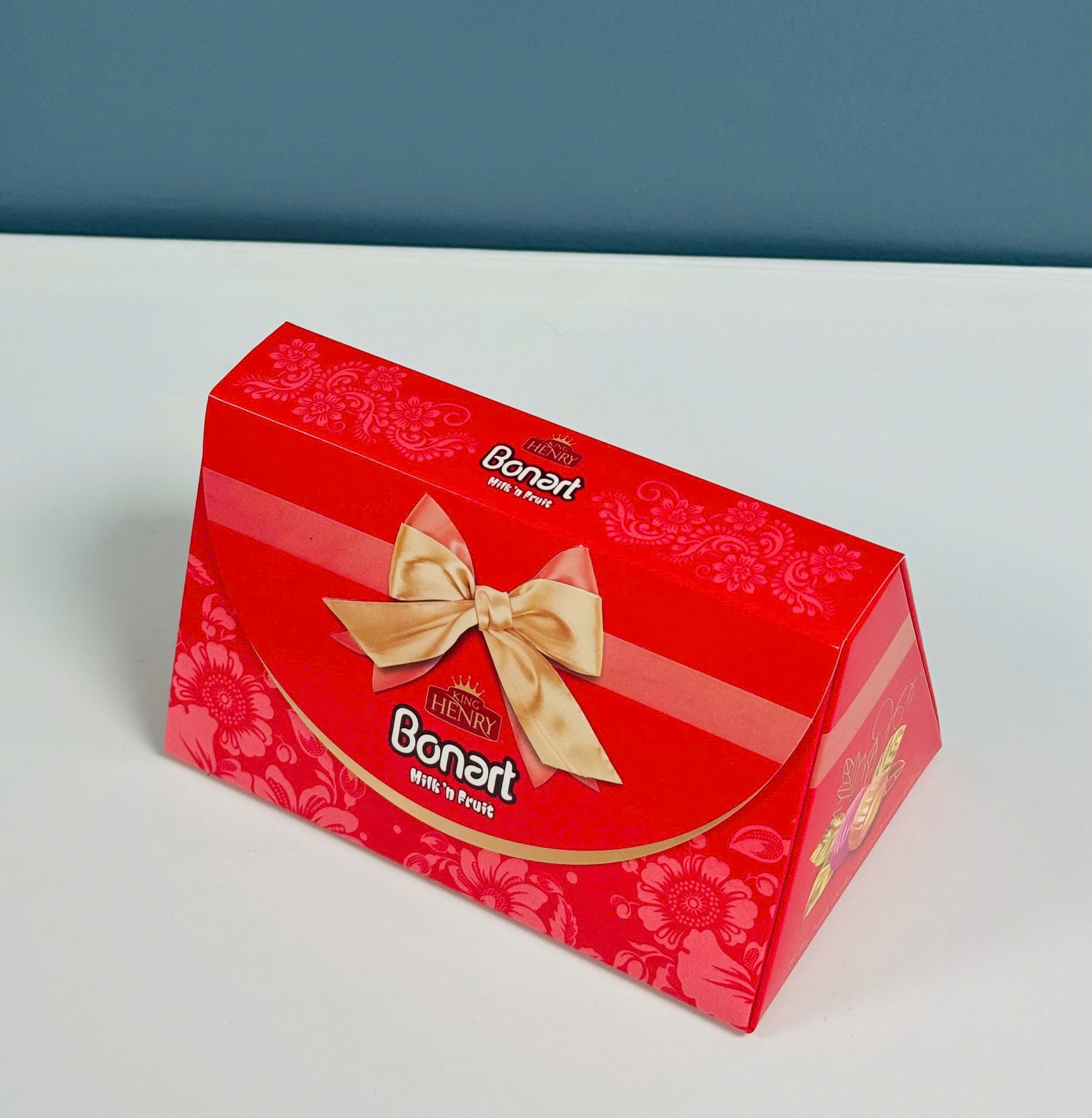 Kẹo cứng sữa trái cây Bonart nhân sốt trái cây Thổ Nhĩ Kỳ 70g