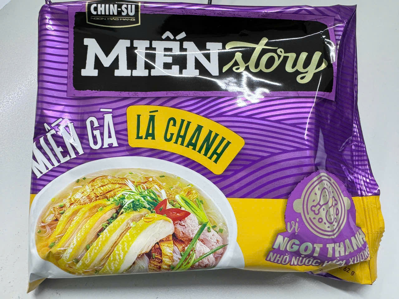 Miến gà lá chanh Chinsu story 62g