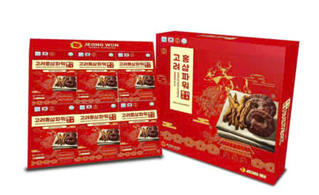Nước hồng sâm linh chi nhung hươu Jeong Won Hàn Quốc lẻ 80ml * 30 túi