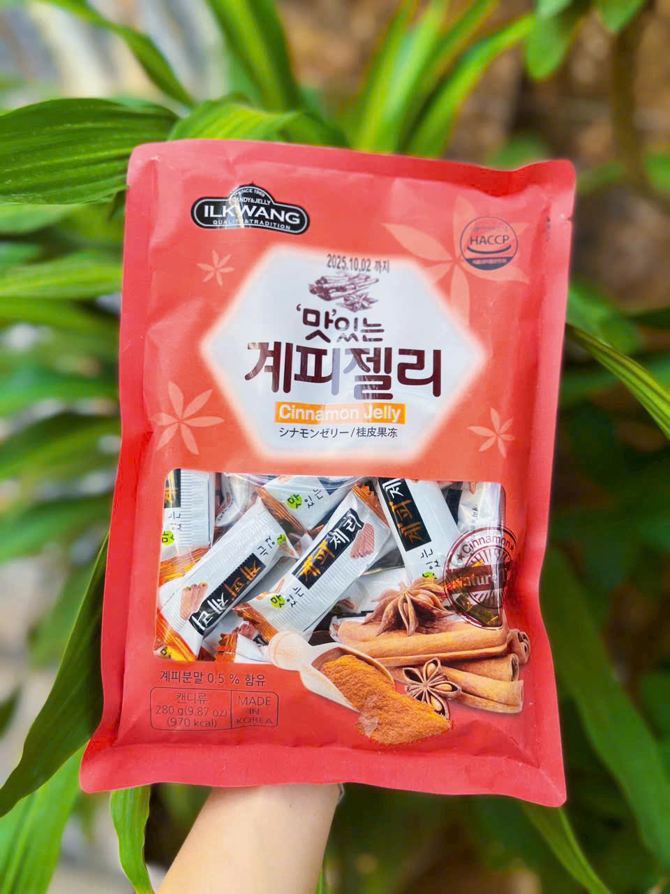 Kẹo dẻo vị quế ILKWang Hàn Quốc 280g