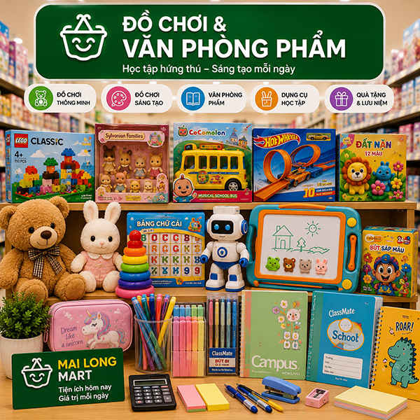 ĐỒ CHƠI & VĂN PHÒNG PHẨM
