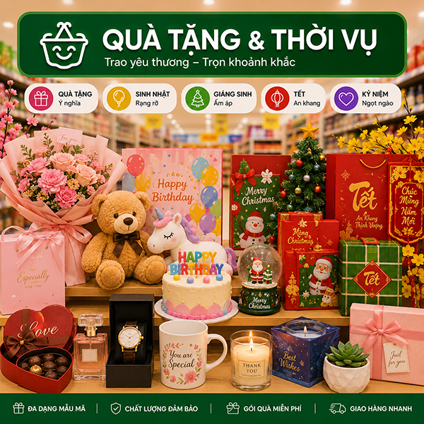 Quà tặng & thời vụ