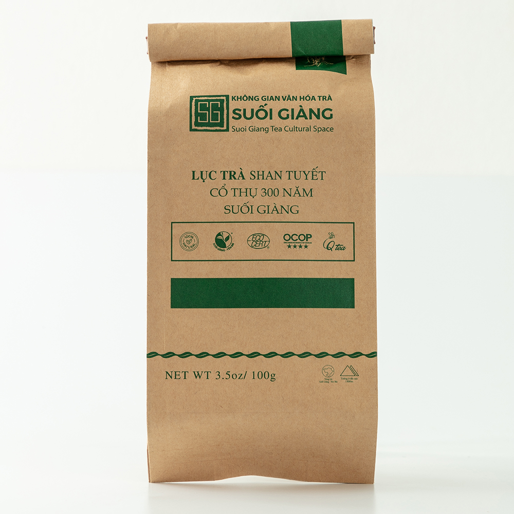 Shan Tuyết Cổ thụ Suối Giàng - Túi giấy 100g
