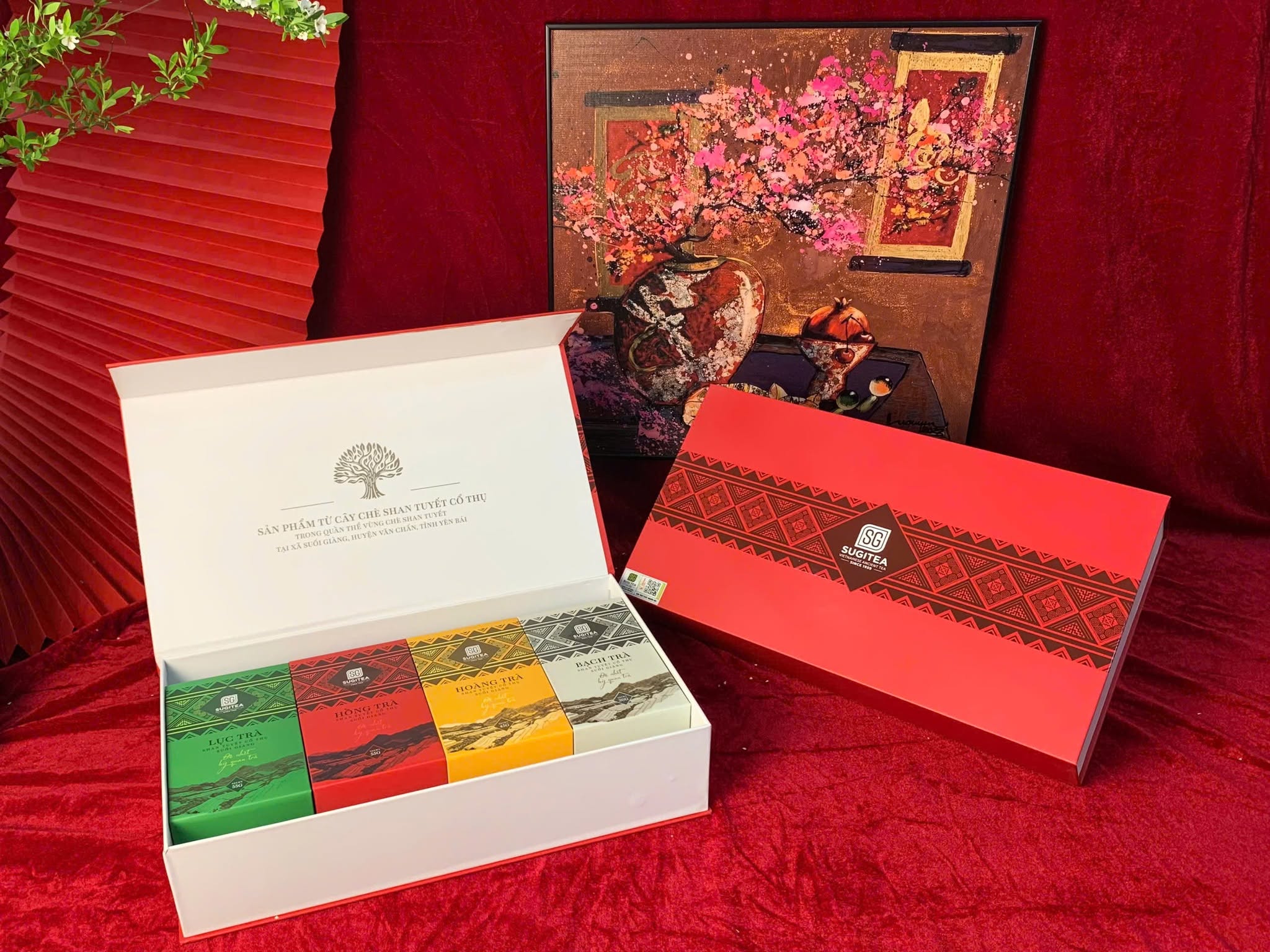 Vân Sơn Phú Quý - Set Trà Shan Tuyết Cổ Thụ Suối Giàng Cao Cấp