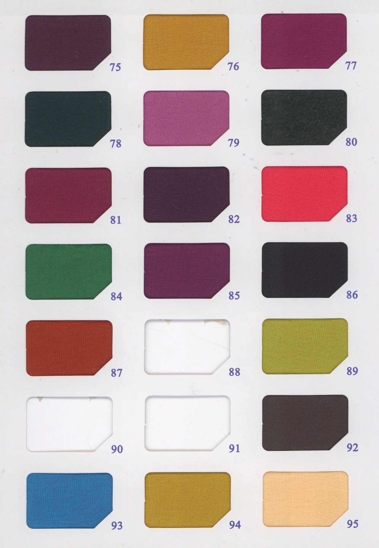 31011 - Thun nỉ Poly chải nhám (220gsm)