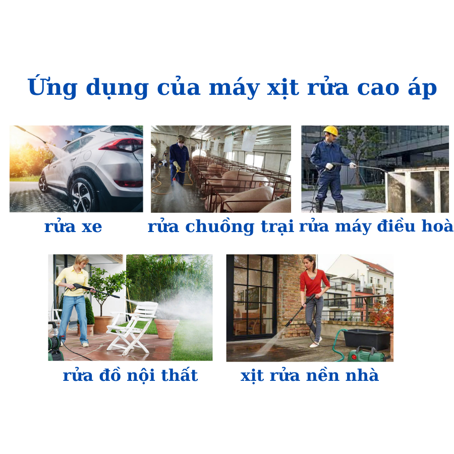 Máy Rửa Xe Chính Hãng OSAKA S3-Công Nghệ Nhật Bản Công Suất 200W