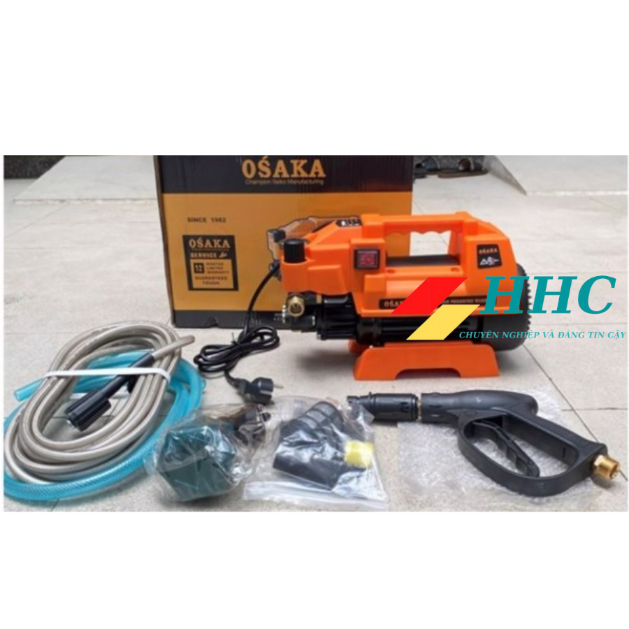 Máy rửa xe chỉnh áp 2400W 20MPA điện 220V OSAKA - RS2 _ dây đồng 100% _ hàng chính hãng _ bảo hành 12 tháng