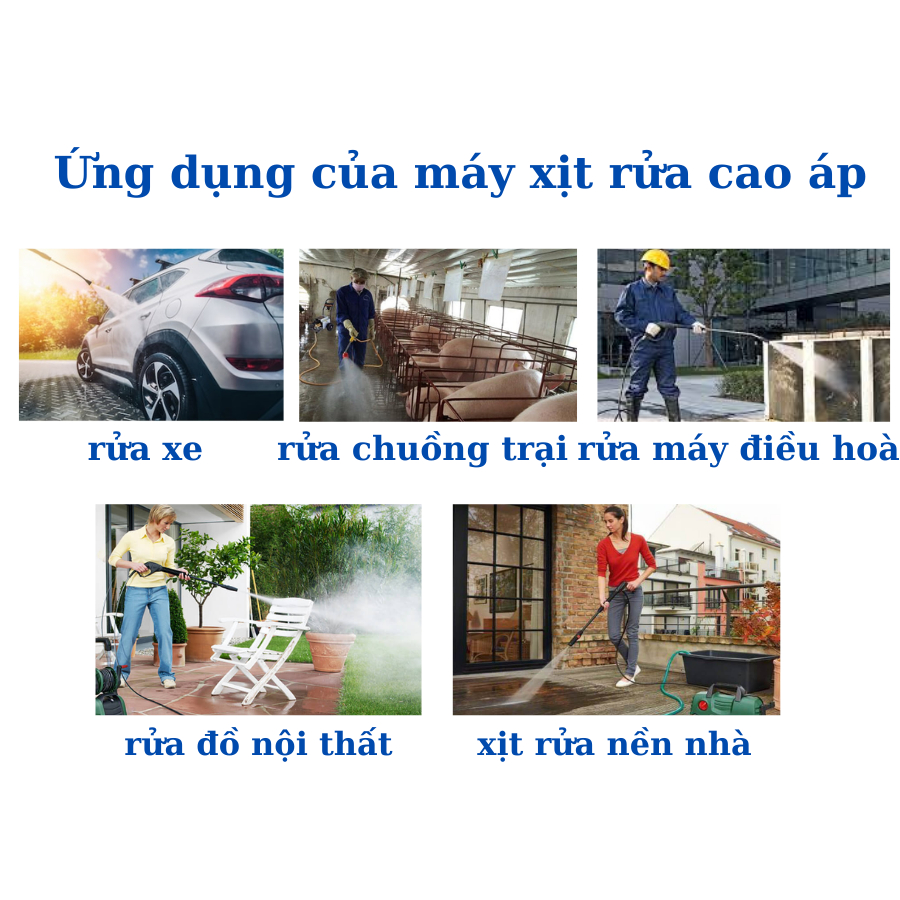 Máy Rửa Xe ZUKUI S8-Công Suất 3000W-Có Chỉnh Áp