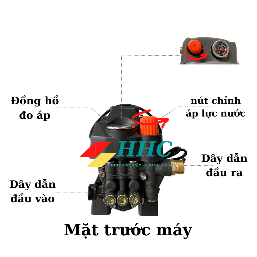 Máy Rửa Xe OSAKA S5 Chính Hãng - Công Suất 2400W - Công Nghệ Nhật Bản
