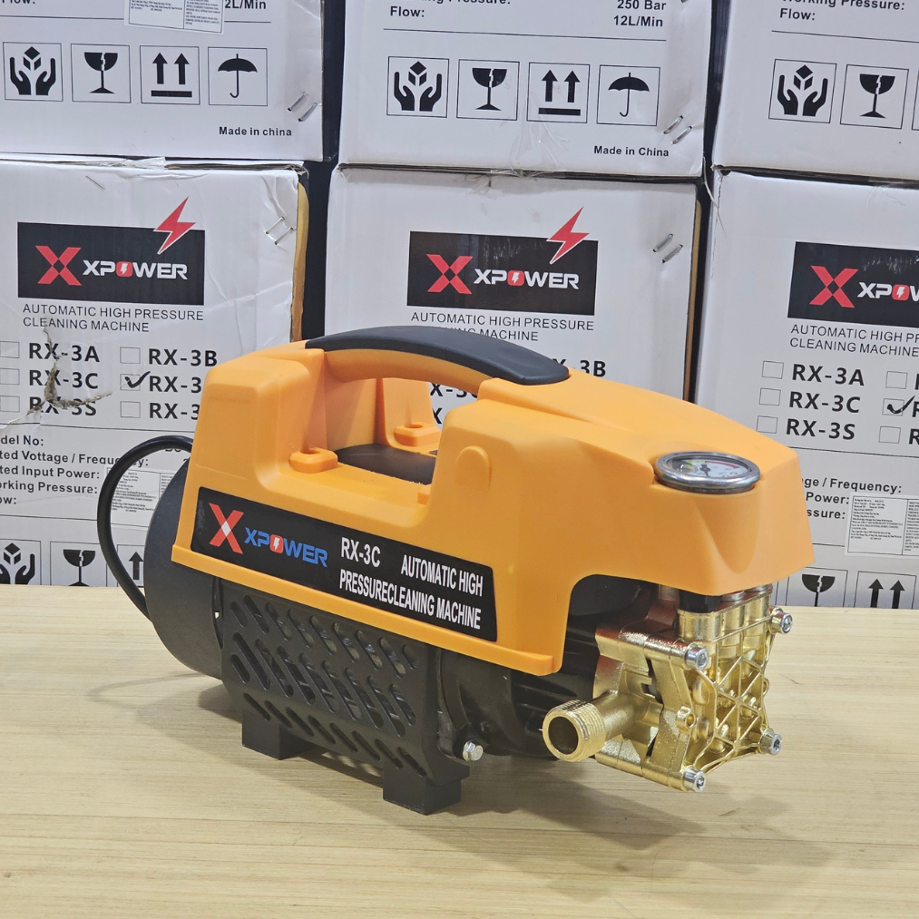 Máy xịt rửa xe cao áp Xpower 2400w chính hãng sử dụng mô tơ từ - tặng dây xịt dài 15m