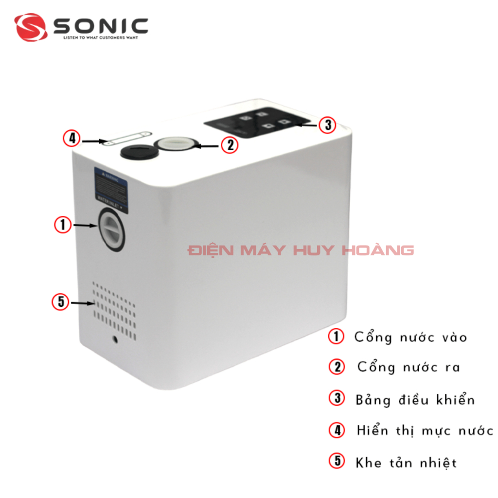 Máy bơm tăng áp biến tần JERRYS 320w không tích áp đường ống, tự động diều chỉnh áp suất