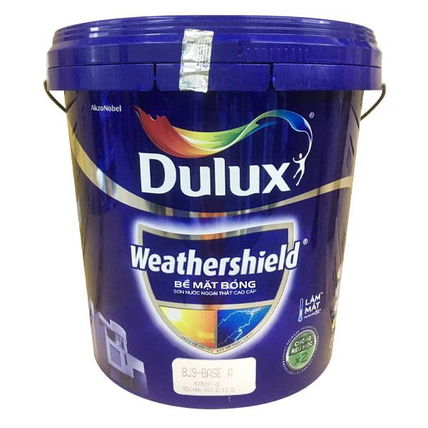 Sơn ngoại thất cao cấp Dulux Weathershield bóng - BJ9 - 5L