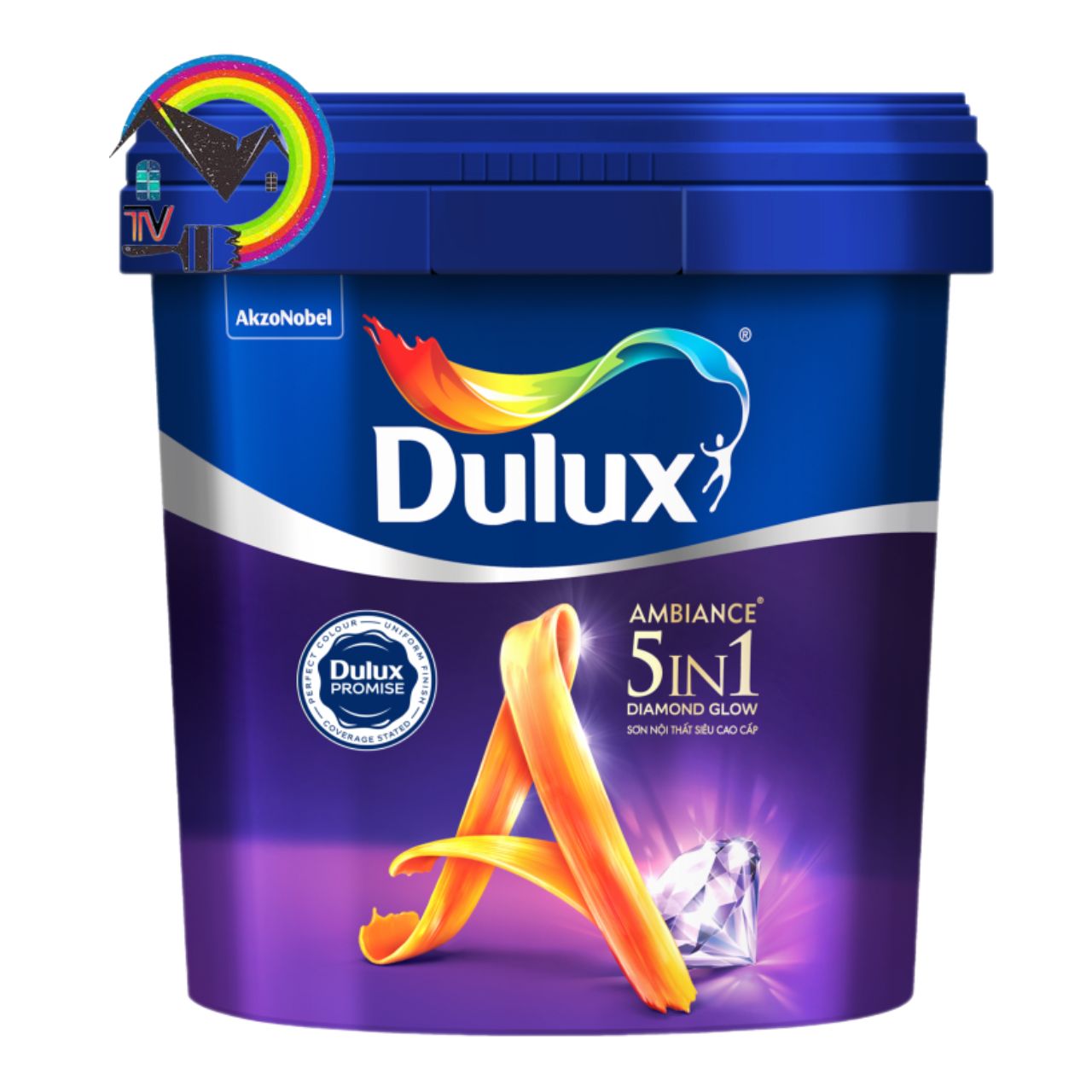 Sơn Nội Thất Dulux Ambiance 5in1 Diamond Glow 66A - 5L