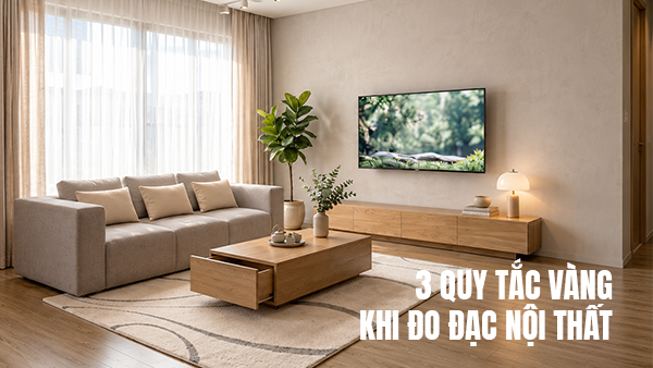 3 Quy Tắc Vàng Khi Đo Đạc Nội Thất
