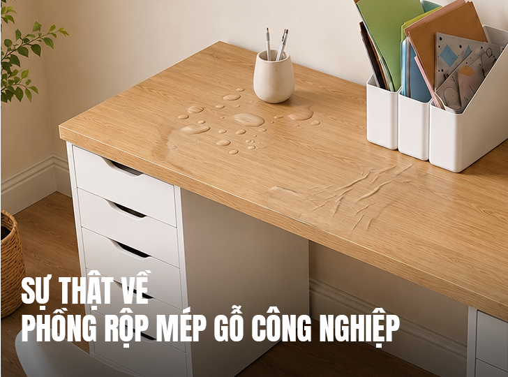 Sự Thật Về Phồng Rộp Mép Gỗ Công Nghiệp