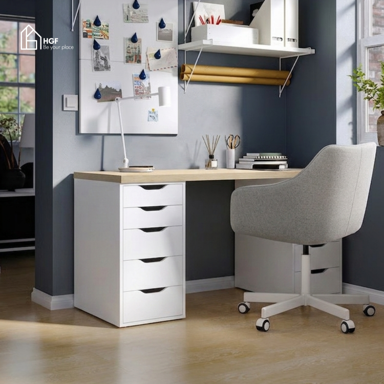 Tủ lưu trữ ARDEN HGF 5 ngăn kéo, gỗ MDF, 40x60x71cm, TLT060