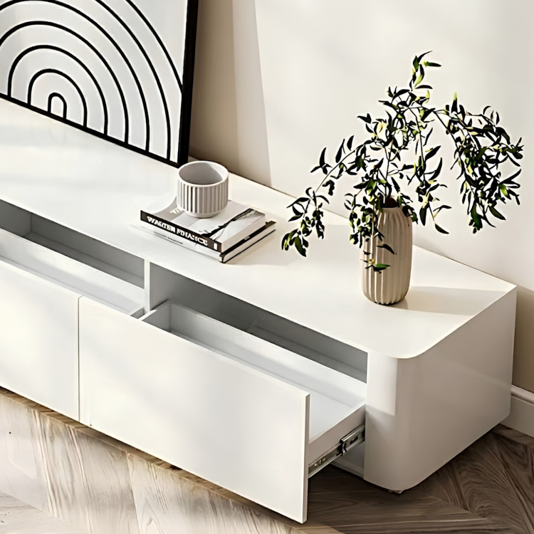 Tủ tivi ALIE HGF 3 hộc kéo, gỗ MDF phủ sơn 2K, 180x40x45cm, TTV040