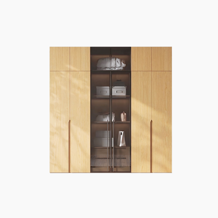 Tủ quần áo DAI HGF 6 cánh, gỗ MDF, 200x60x240cm, TQA006