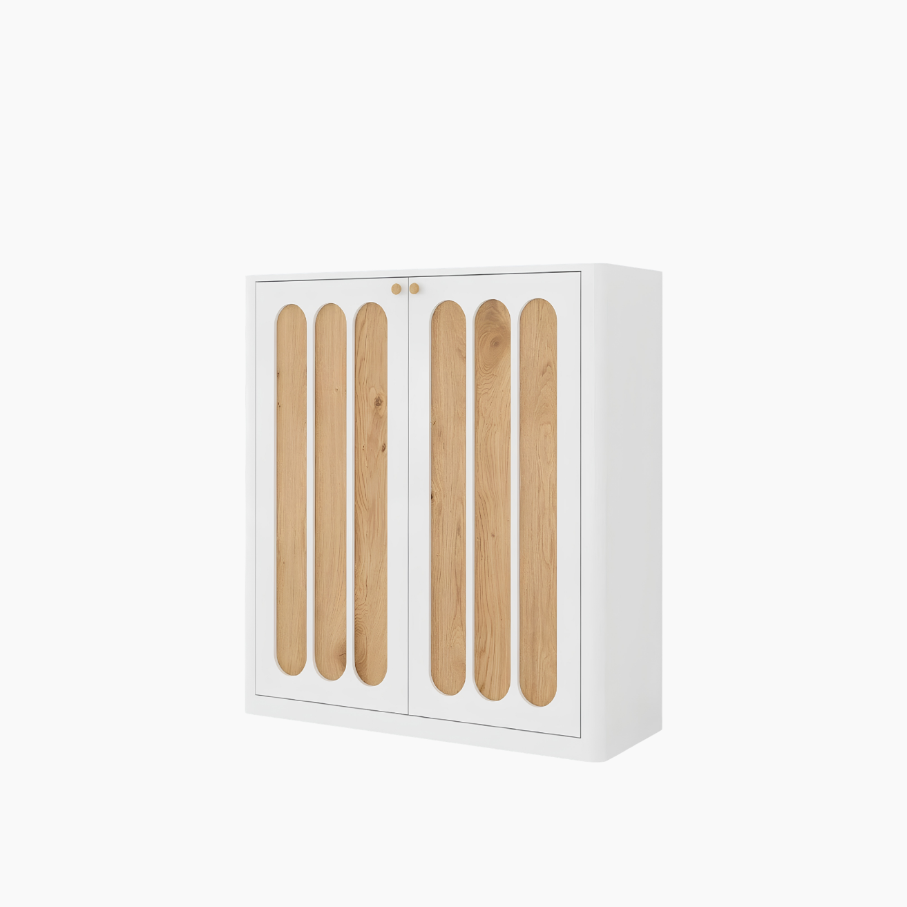 Tủ giày BRUNA HGF thanh lịch, gỗ MDF phủ sơn 2K, 100x35x110cm, TG018