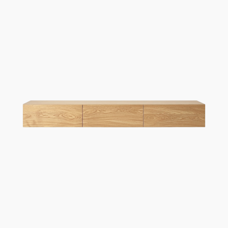 Tủ tivi treo tường FLAMIA HGF, gỗ MDF, 180/200/220/240x40x25cm, TTV076