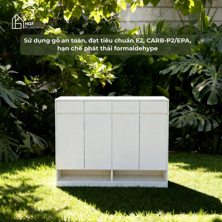 Tủ lưu trữ đa năng ZAM HGF, gỗ MDF, 120x40x100cm, TLT003