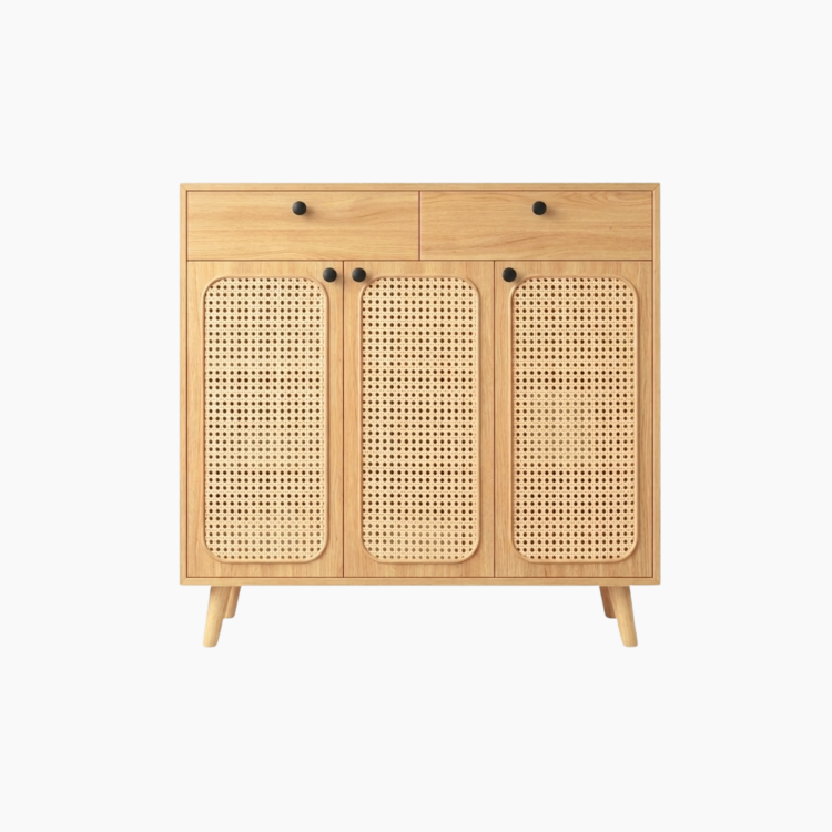 Tủ giày ZENITH HGF 3 cánh 2 hộc kéo, gỗ MDF, 100x35x107cm, TG011