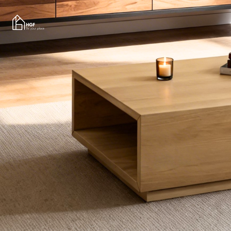 Bàn trà phòng khách DANA HGF 1 hộc kéo, gỗ MDF, 100x50x40cm, BT002